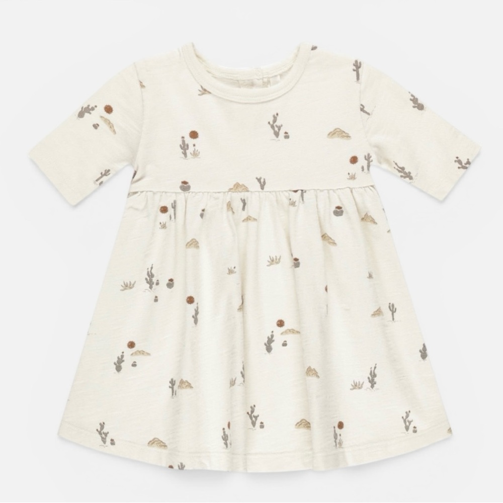 NWT Rylee + Cru Finn Dress Desert Cactus Print Cotton 6-7Y